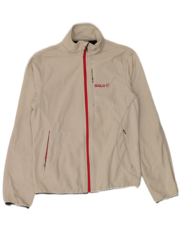 Giacca in pile da donna Bailo UK 10 Small Poliestere bianco