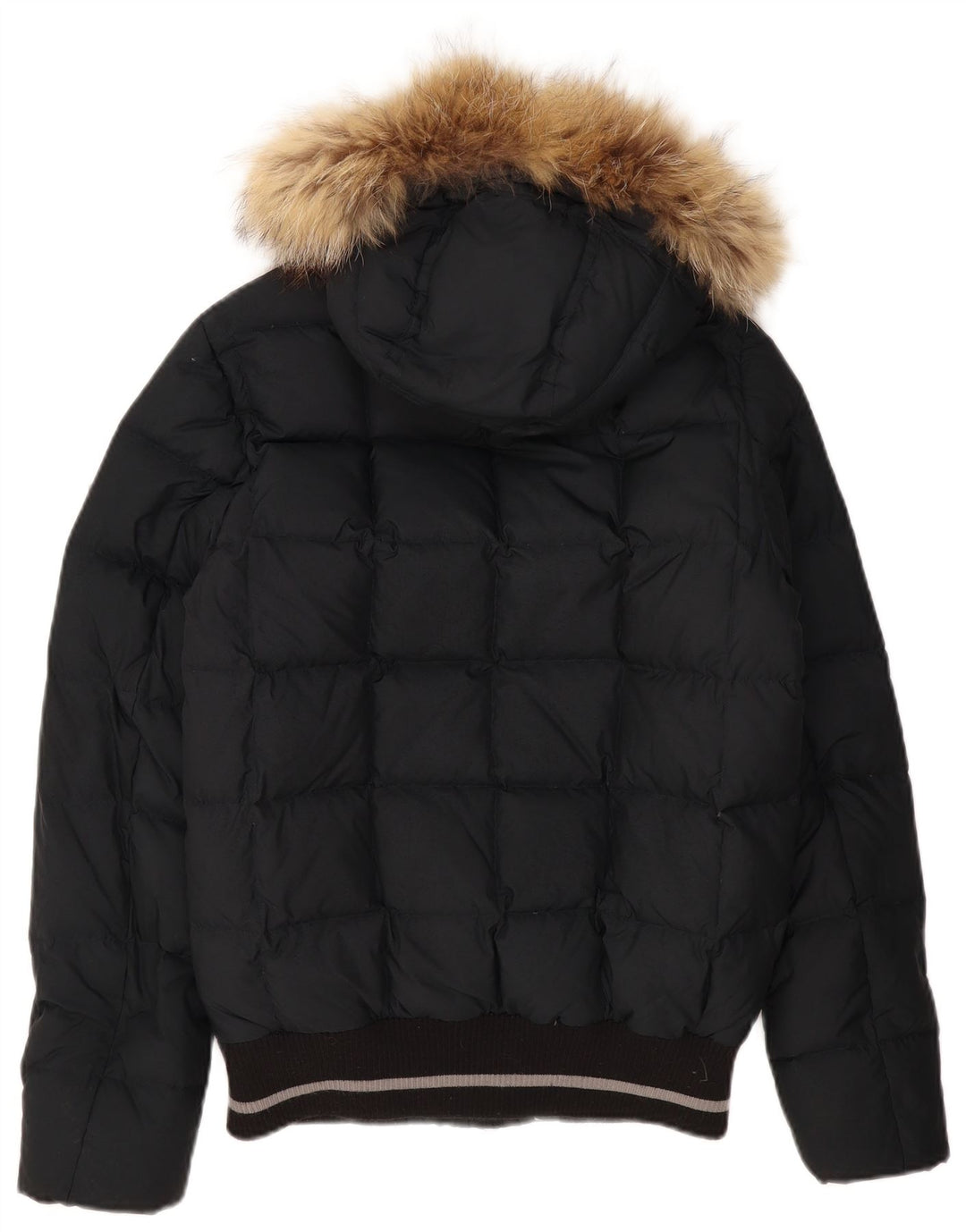 DOLOMITE Giacca imbottita con cappuccio da uomo UK 36 Small Poliestere nero