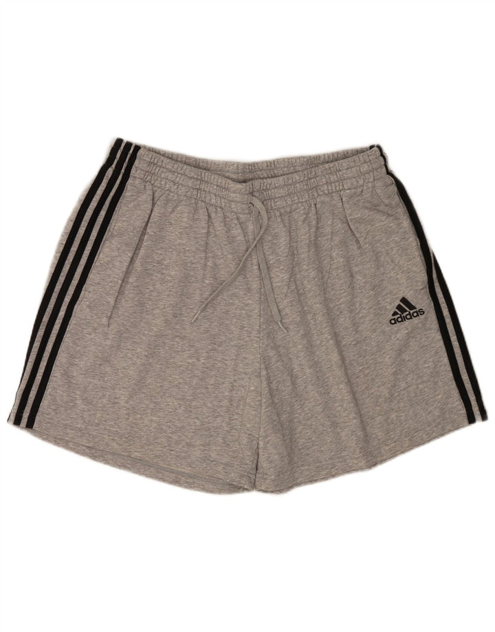 Pantaloncini sportivi da uomo Adidas 2XL cotone grigio