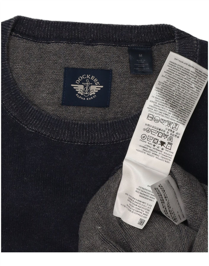 DOCKERS Maglione da uomo girocollo in cotone medio blu navy