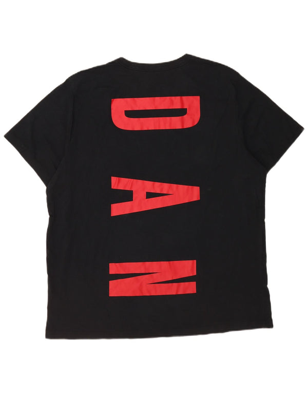 T-shirt grafica da uomo Jordan Top XL in cotone nero