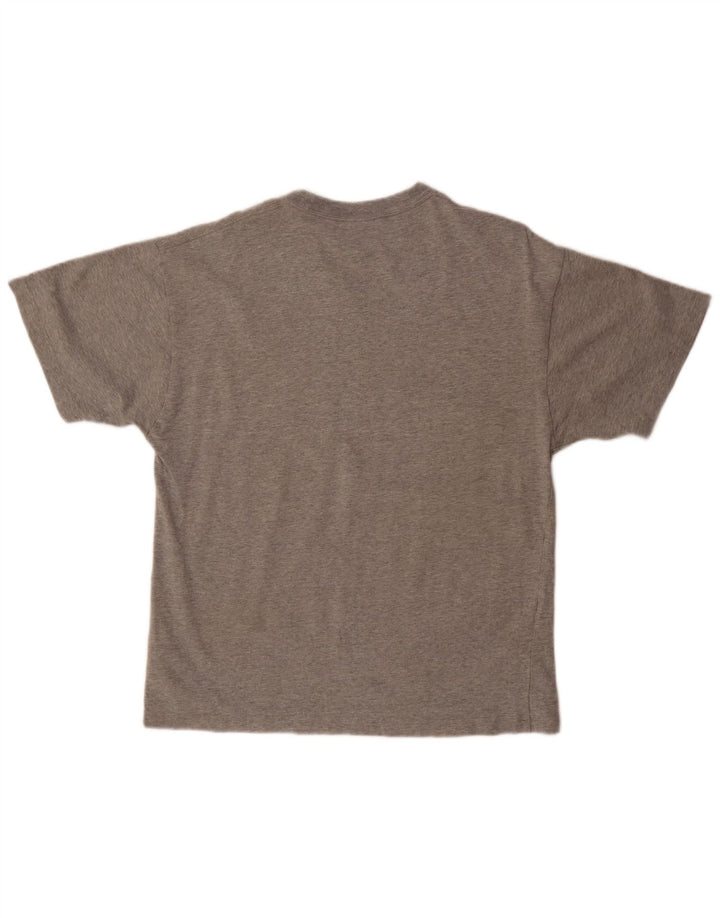 T-shirt da uomo Nike Top in cotone grigio medio