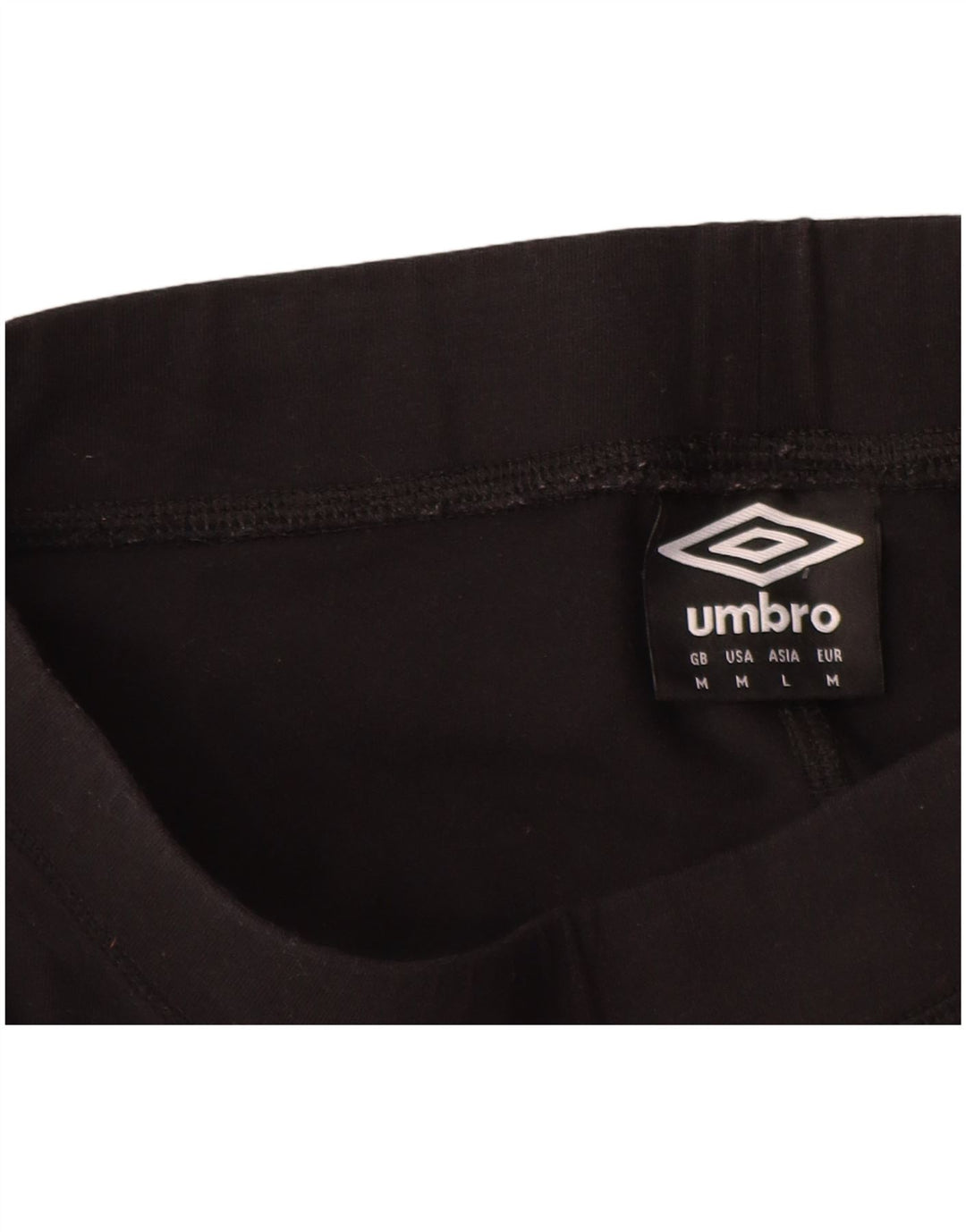 Leggings grafici da donna Umbro UK 12 cotone nero medio