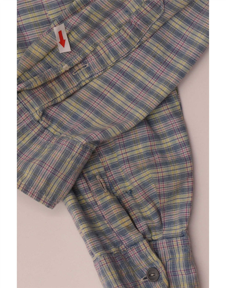 Levi's Camicia da uomo in cotone a quadri blu medio