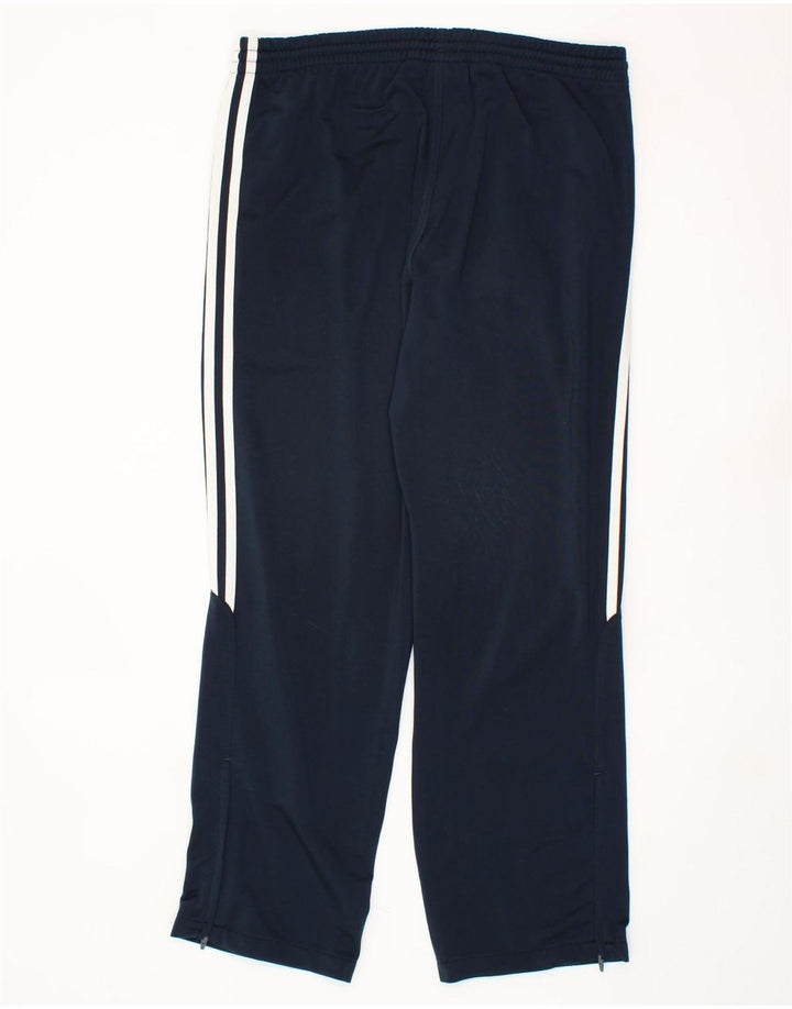 ADIDAS Mens Tracksuit Trousers UK 36/38 Small  Navy Blue Polyester Vintage Adidas and Second-Hand Adidas from Messina Hembry 