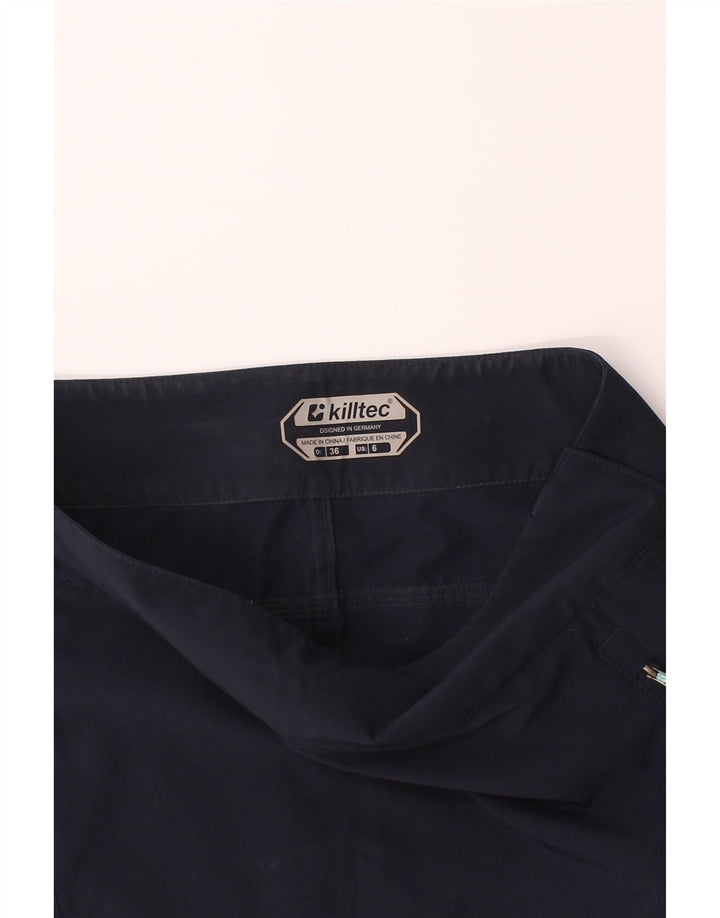 KILLTEC Womens Mini Skirt US 6 Medium W32 Navy Blue Polyester Vintage Killtec and Second-Hand Killtec from Messina Hembry 