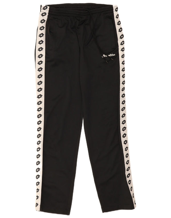 Pantaloni da tuta con grafica da uomo Lotto Large Black Colourblock