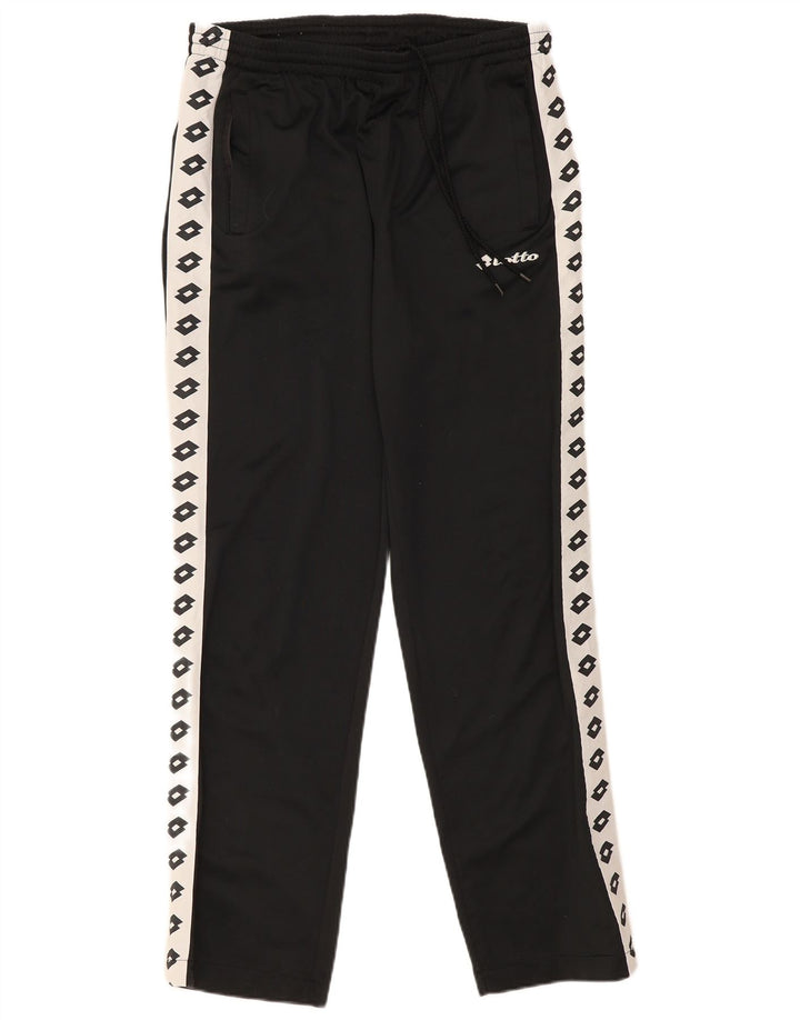 Pantaloni da tuta con grafica da uomo Lotto Large Black Colourblock
