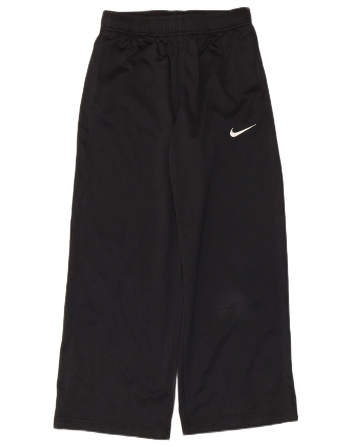 Pantaloni da tuta Nike Capri a gamba larga da donna UK 12 medio poliestere nero