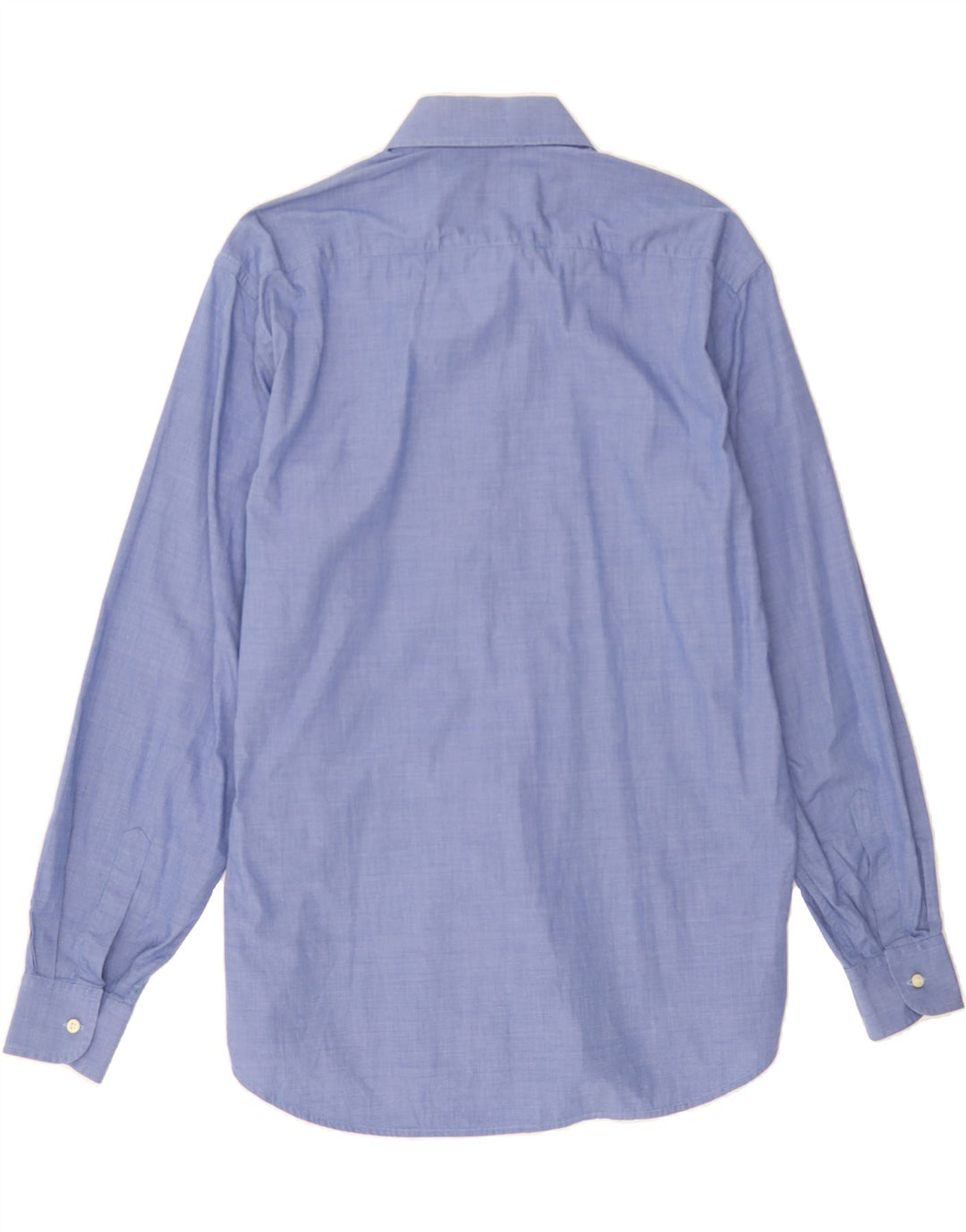VALENTINO Mens Shirt Size 42 16 1/2 Large Blue Cotton Vintage Valentino and Second-Hand Valentino from Messina Hembry 