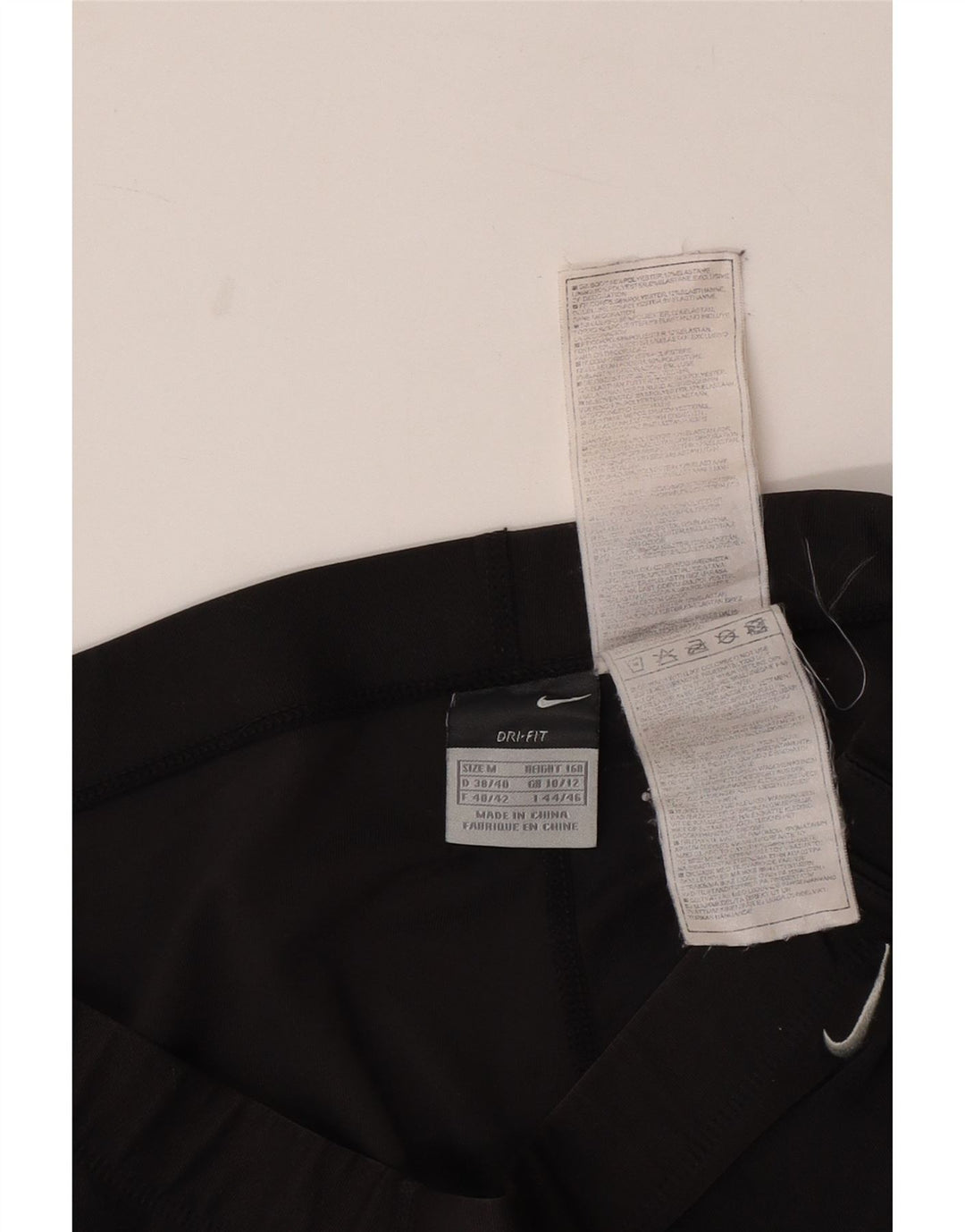 Pantaloni da tuta NIKE Dri Fit Capri da donna UK 10/12 Medio Nero