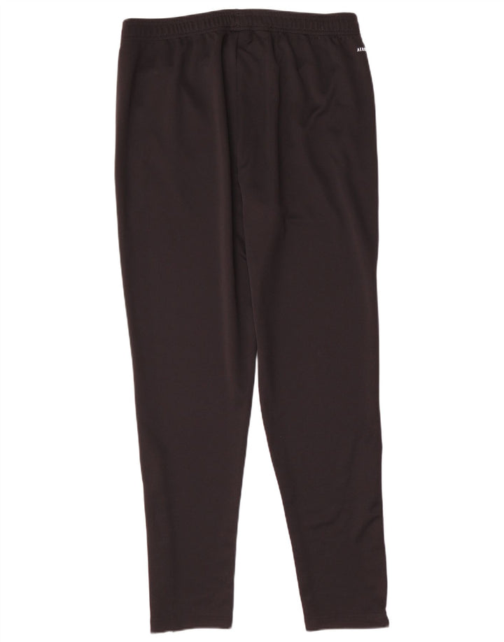 Pantaloni da tuta da uomo Adidas Large neri in poliestere