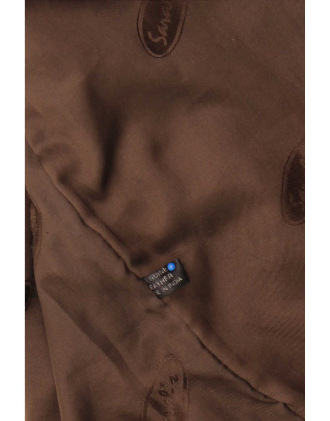 Giacca in pelle vintage da uomo UK 40 grande marrone