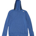 ADIDAS Mens Response Hoodie Jumper Large Blue Polyester Vintage Adidas and Second-Hand Adidas from Messina Hembry 
