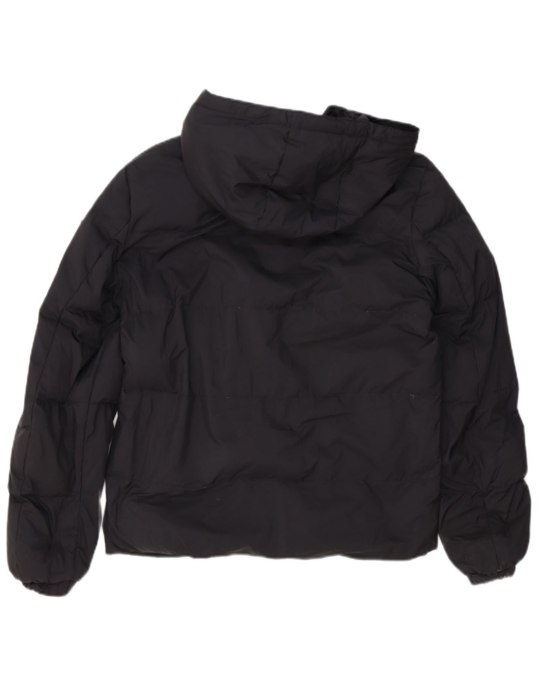 CALVIN KLEIN JEANS Giacca imbottita con cappuccio da uomo UK 34 XS Poliestere nero