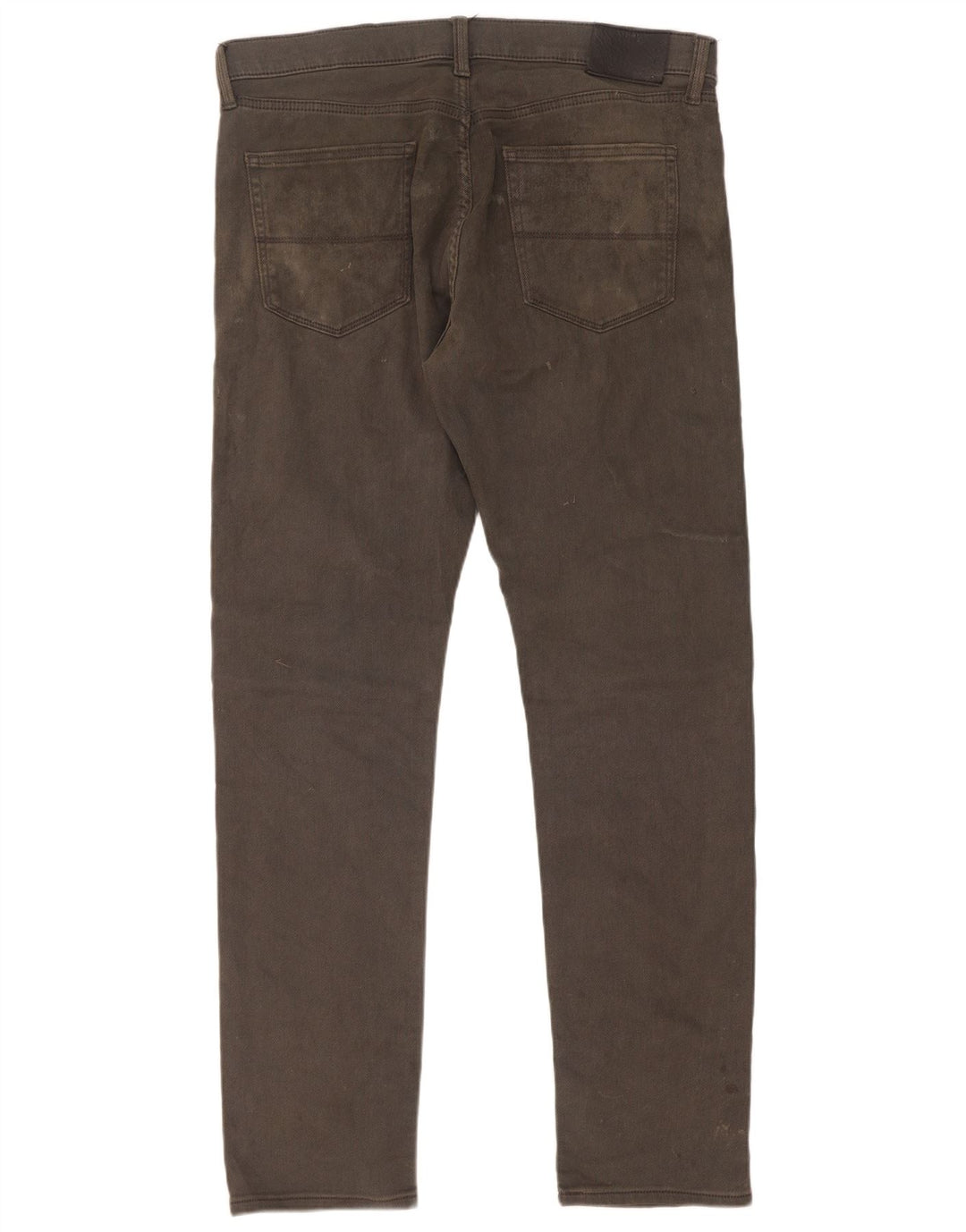 Jeans slim da uomo Marks & Spencer W34 L33 cotone grigio