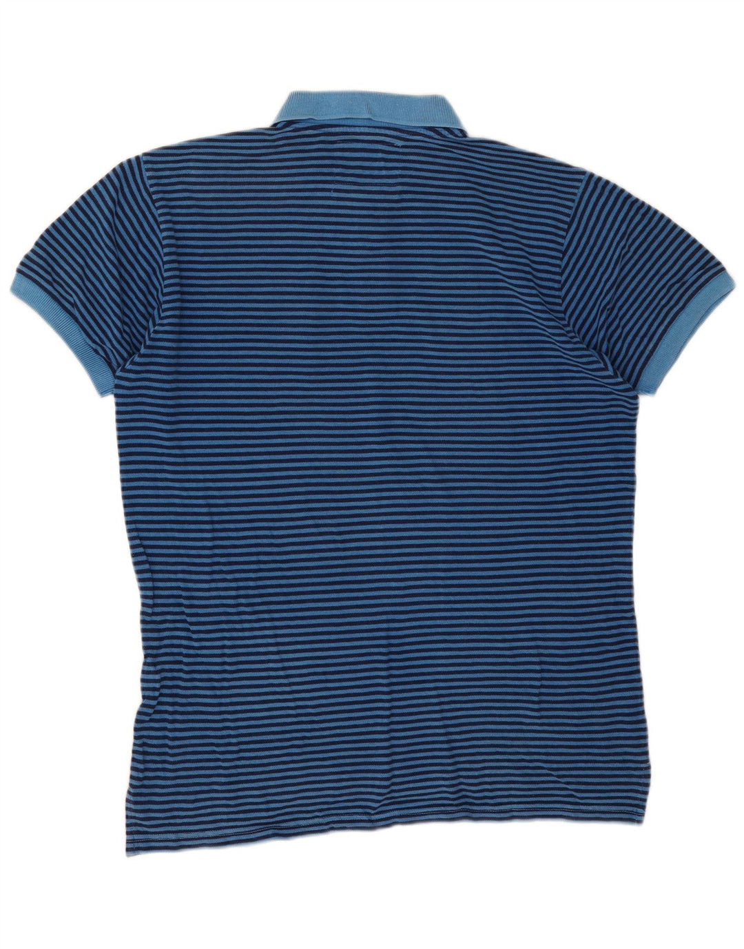 Polo da uomo North Sails in cotone a righe grandi blu