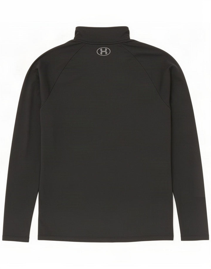 Top da tuta pullover con zip da uomo Under Armour, medio, poliestere nero