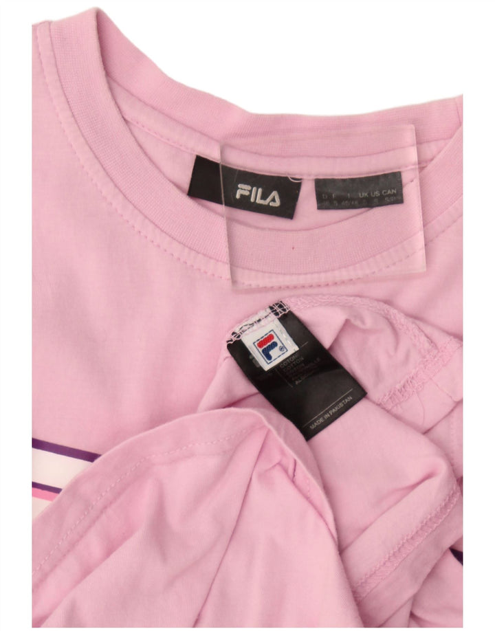 Maglietta grafica da uomo Fila Top Small rosa