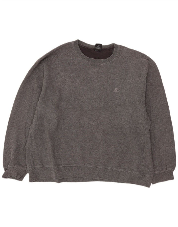 Felpa da uomo Starter UK 46/48 XL Cotone grigio