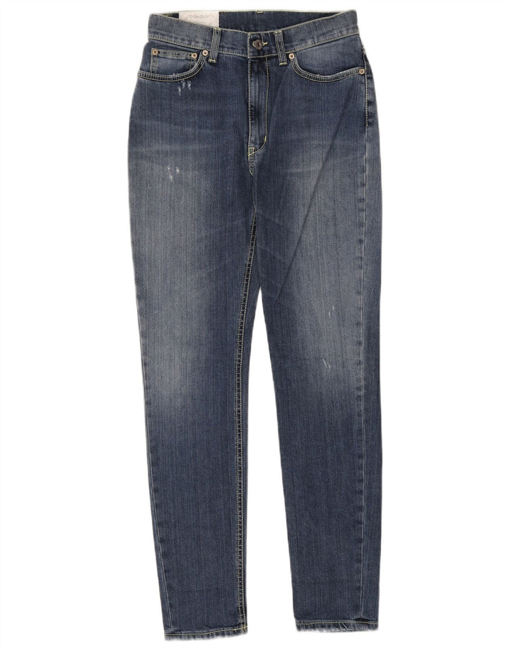 Dondup Jeans skinny effetto consumato da donna W27 L29 cotone blu