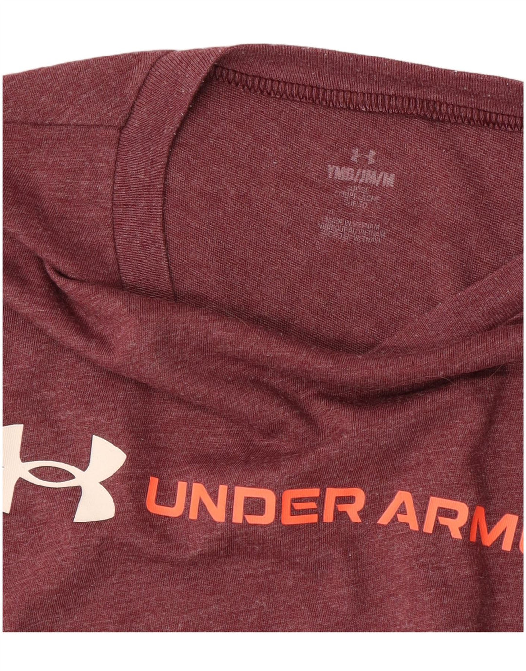 Maglietta grafica per ragazzi UNDER ARMOUR 9-10 anni Borgogna media