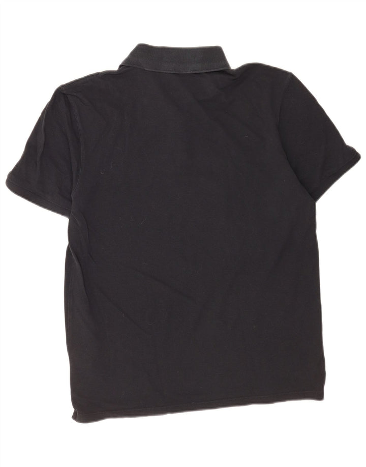Polo da uomo HUGO BOSS in cotone nero medio