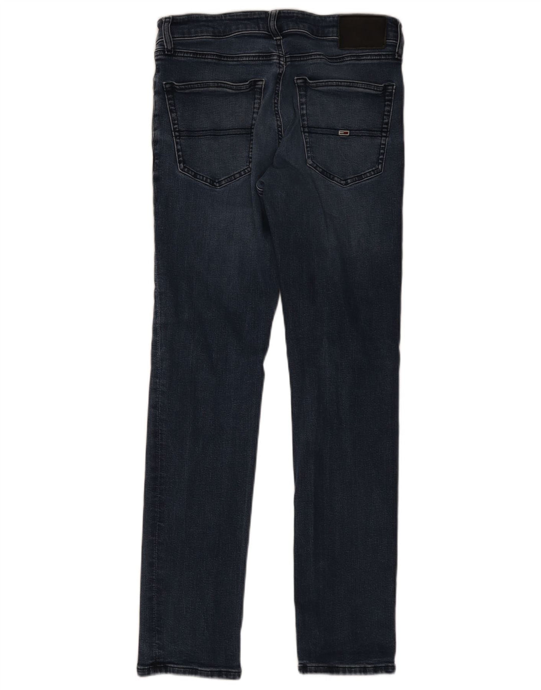 Jeans slim da uomo Tommy Hilfiger W32 L32 cotone blu navy