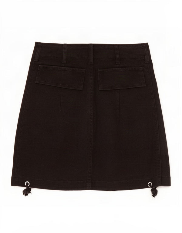Gonna cargo in denim Zara da donna XS W24 Nera