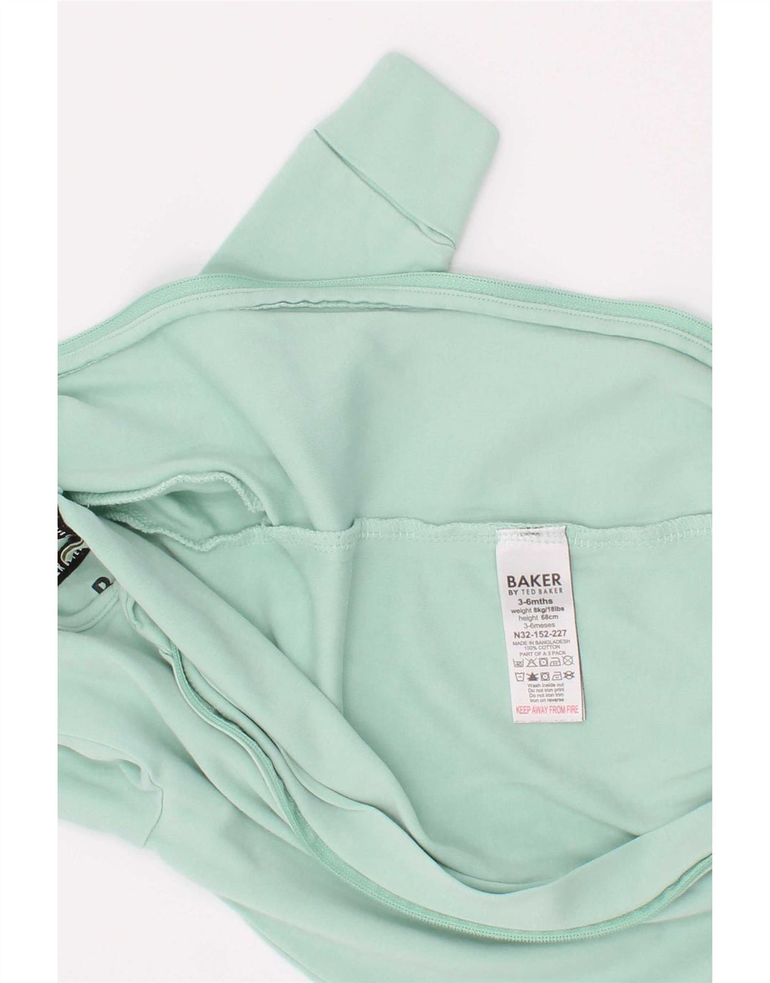 Ted Baker Tutina grafica a maniche lunghe per neonato da 3-6 mesi Turchese