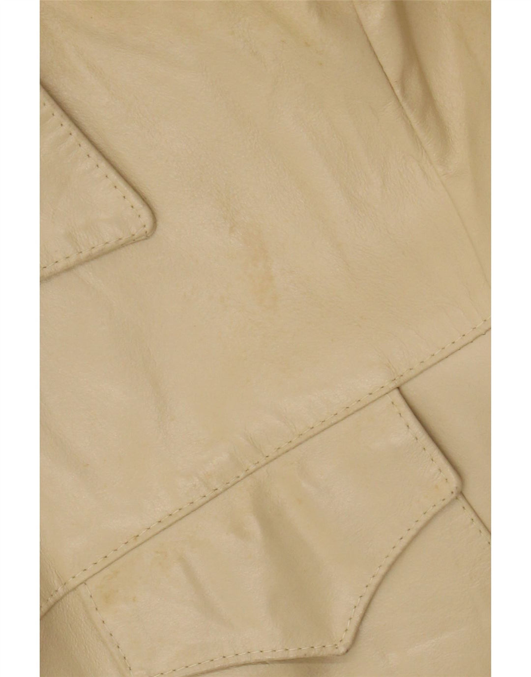 Giacca in pelle da uomo Bayside UK 40 grande in pelle beige