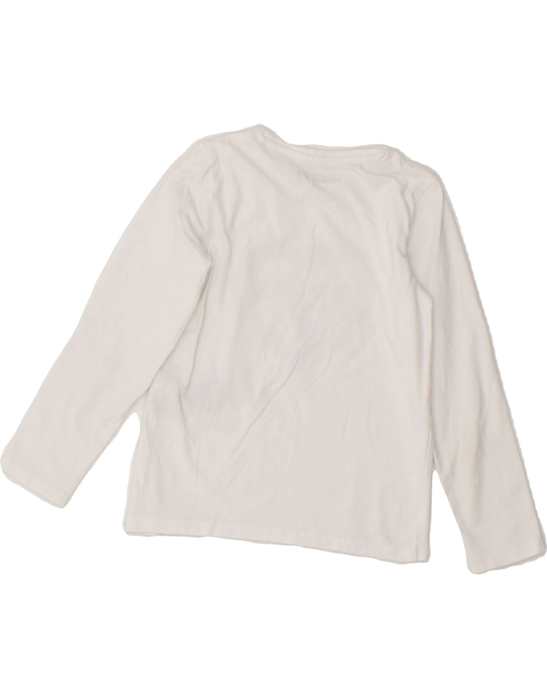 GUESS Girls Graphic Top Long Sleeve 4-5 Years White Cotton Vintage Guess and Second-Hand Guess from Messina Hembry 