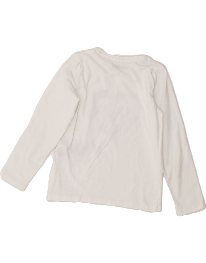 GUESS Girls Graphic Top Long Sleeve 4-5 Years White Cotton Vintage Guess and Second-Hand Guess from Messina Hembry 