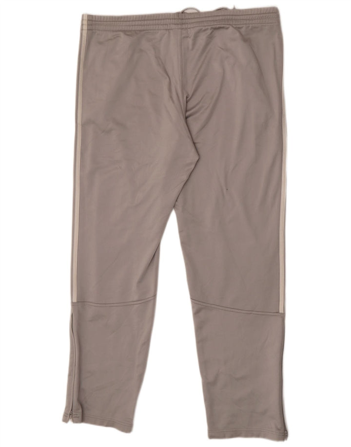 Pantaloni da tuta da uomo Adidas UK 40/42 Poliestere grigio medio