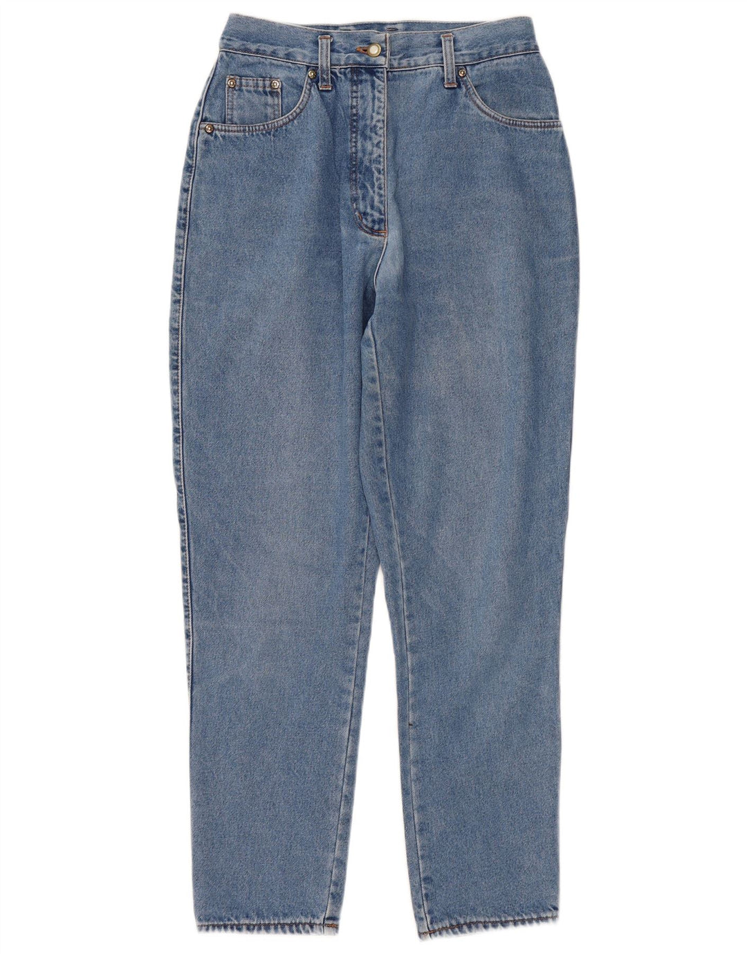 Jeans affusolati a vita alta da donna Cappopera W28 L29 Blu