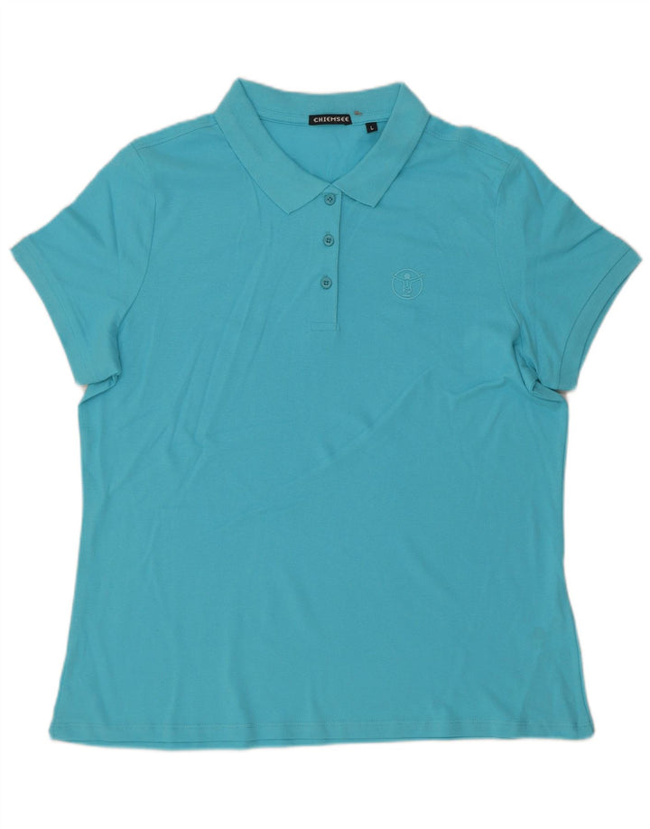 Polo da donna Chiemsee UK 16 grande cotone blu
