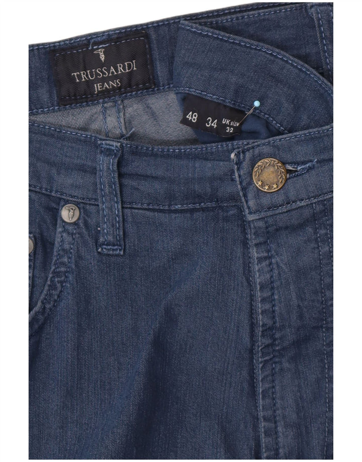 Jeans Dritti Uomo TRUSSARDI W32 L32 Blu