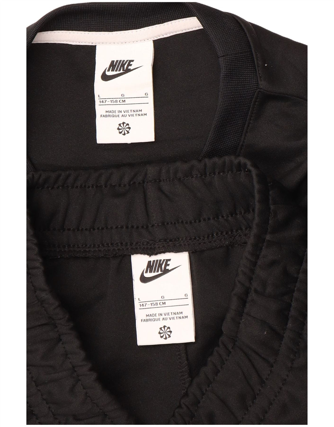Tuta intera NIKE da ragazzo con grafica 12-13 anni Large nera