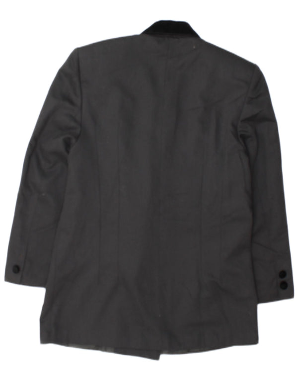 Giacca blazer doppiopetto da donna MISS H UK 14 Colorblock grigio medio