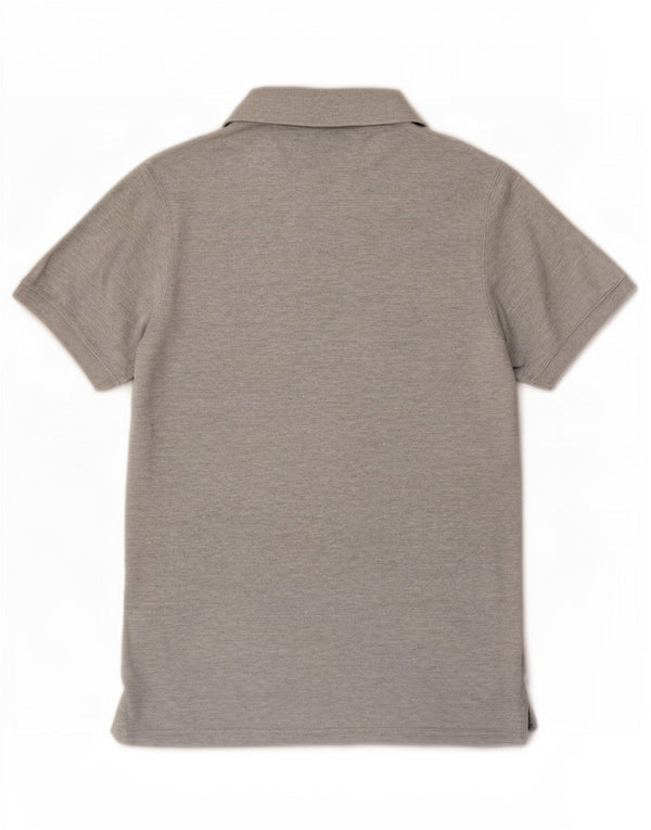 Polo da uomo Tommy Hilfiger XL in cotone chiazzato grigio