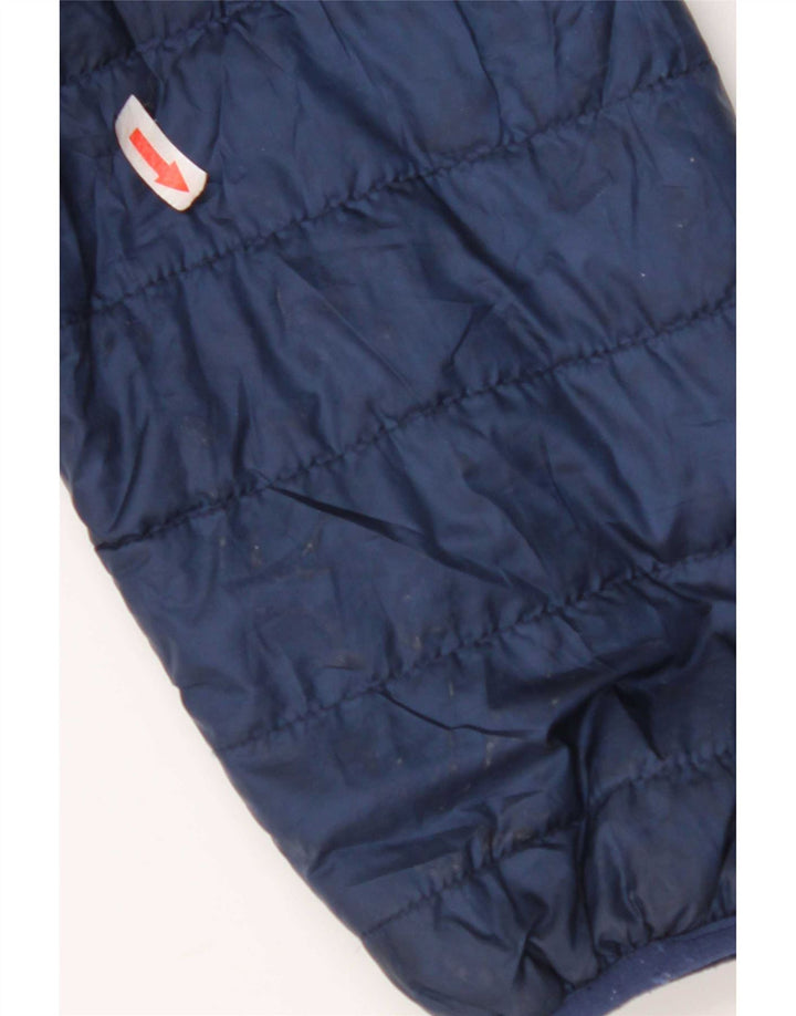 Giacca imbottita con cappuccio da uomo Umbro UK 40 Large in poliestere blu navy