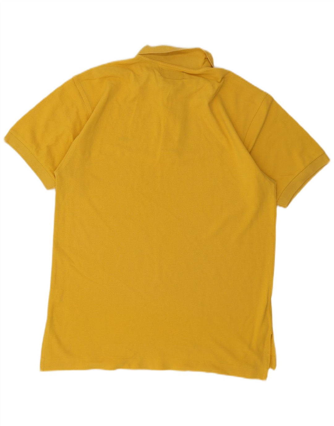 Polo da uomo Charro grande in cotone giallo