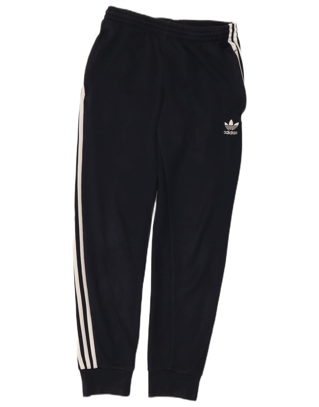 Pantaloni da tuta da uomo Adidas Joggers piccoli in poliestere blu navy
