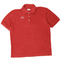 Polo KAPPA da uomo XL in cotone rosso