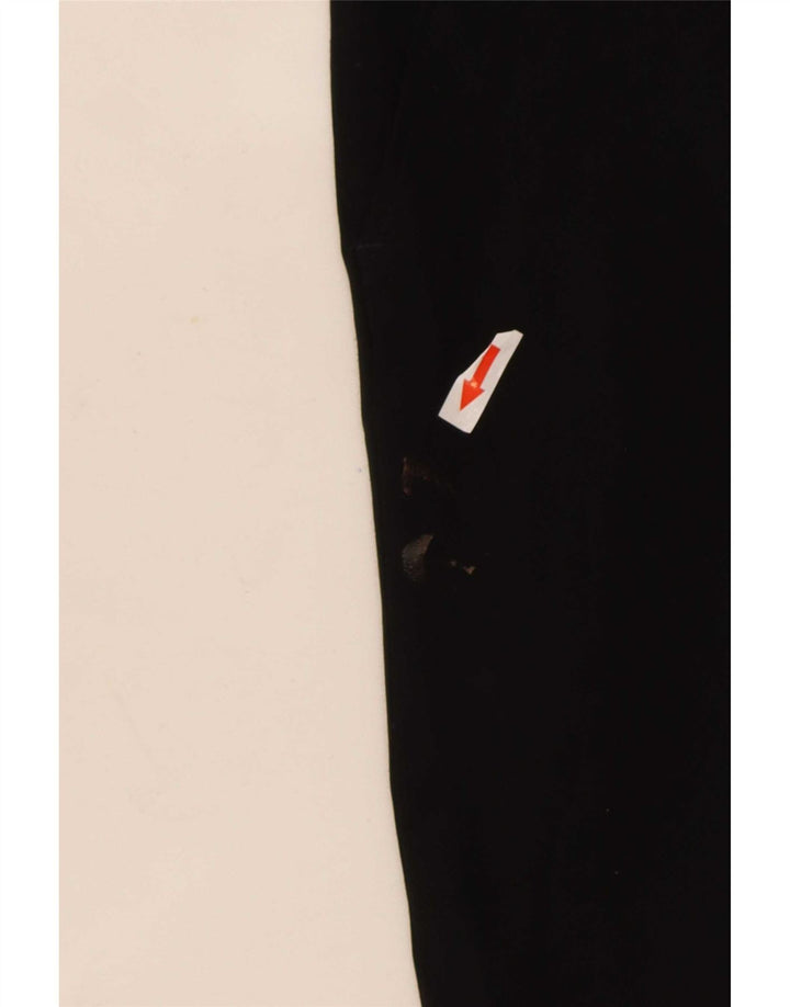 Pantaloni da abito vestibilità regolare da uomo Marks & Spencer W32 L31 poliestere nero