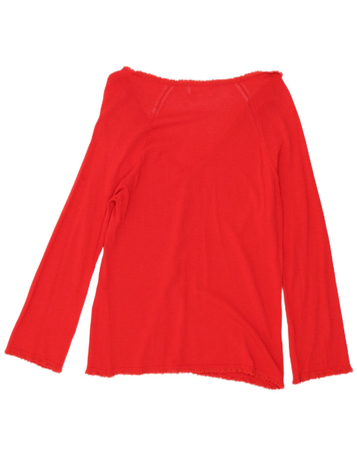 Maglia Cardigan Donna Iceberg IT 42 Rosso Medio Viscosa