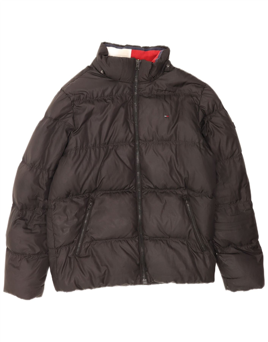 Giacca imbottita da uomo Tommy Hilfiger UK 42 XL poliestere nero