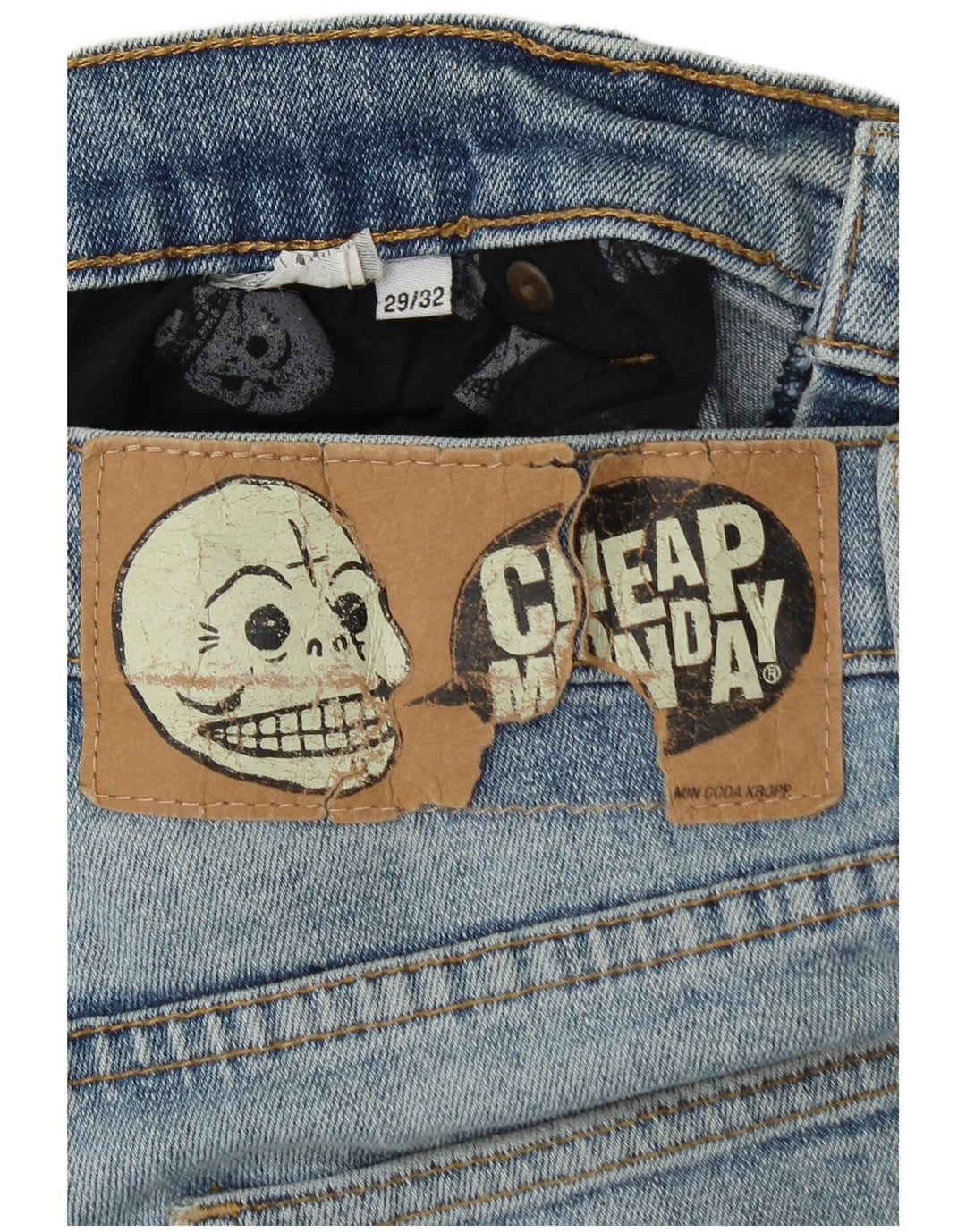 Jeans skinny da donna economici Monday W29 L32 Blu