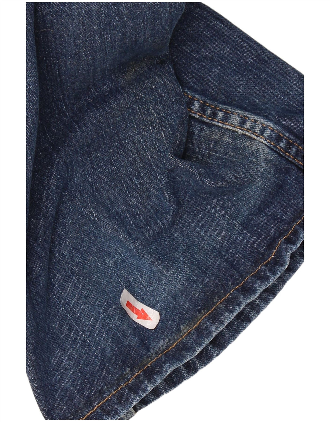 Jeans dritti da uomo con vestibilità rilassata Eddie Bauer W38 L34 cotone blu