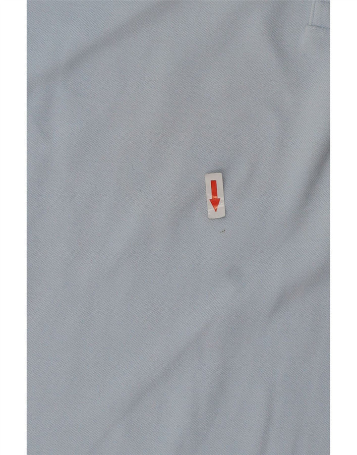 Polo da uomo Lacoste taglia 4 in cotone blu medio